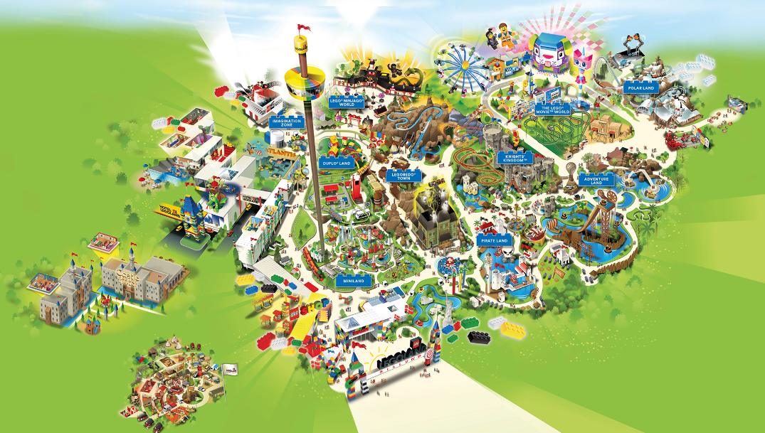 Legoland Billund Maps