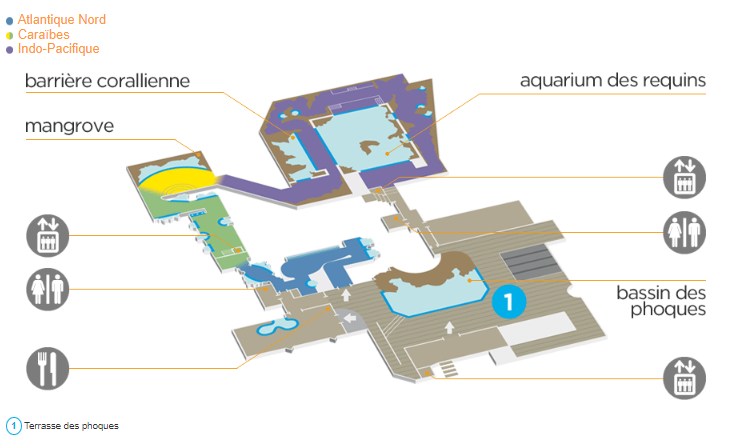 Plan Aquarium biarritz