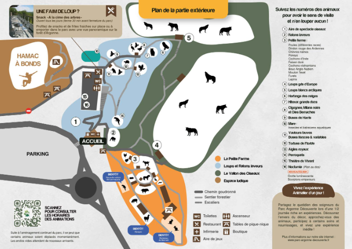 Plan du Parc Argonne Découverte