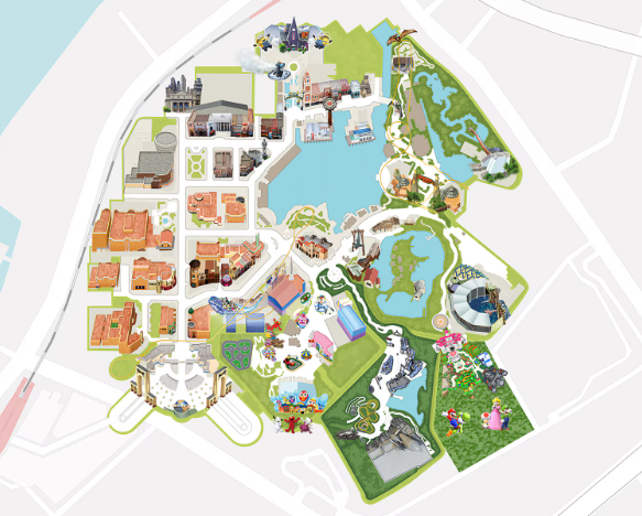 Super Nintendo World Maps