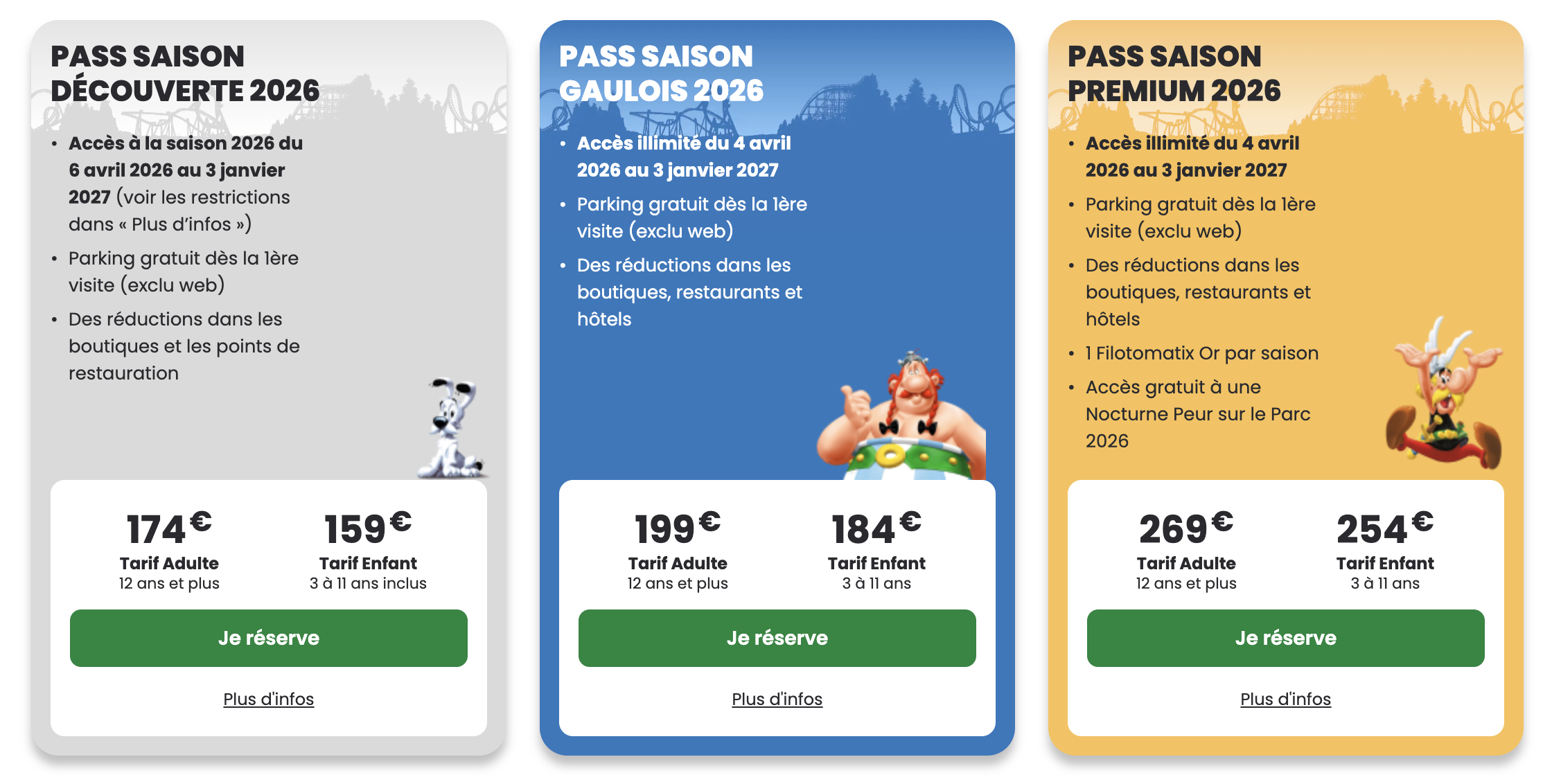 Pass Saison Parc Astérix 2026