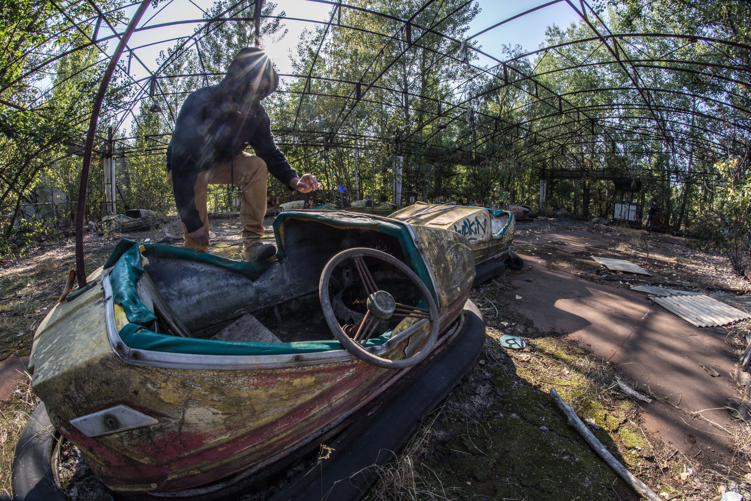 La grande roue de Pripyat, jamais inaugurée à cause de Tchernobyl