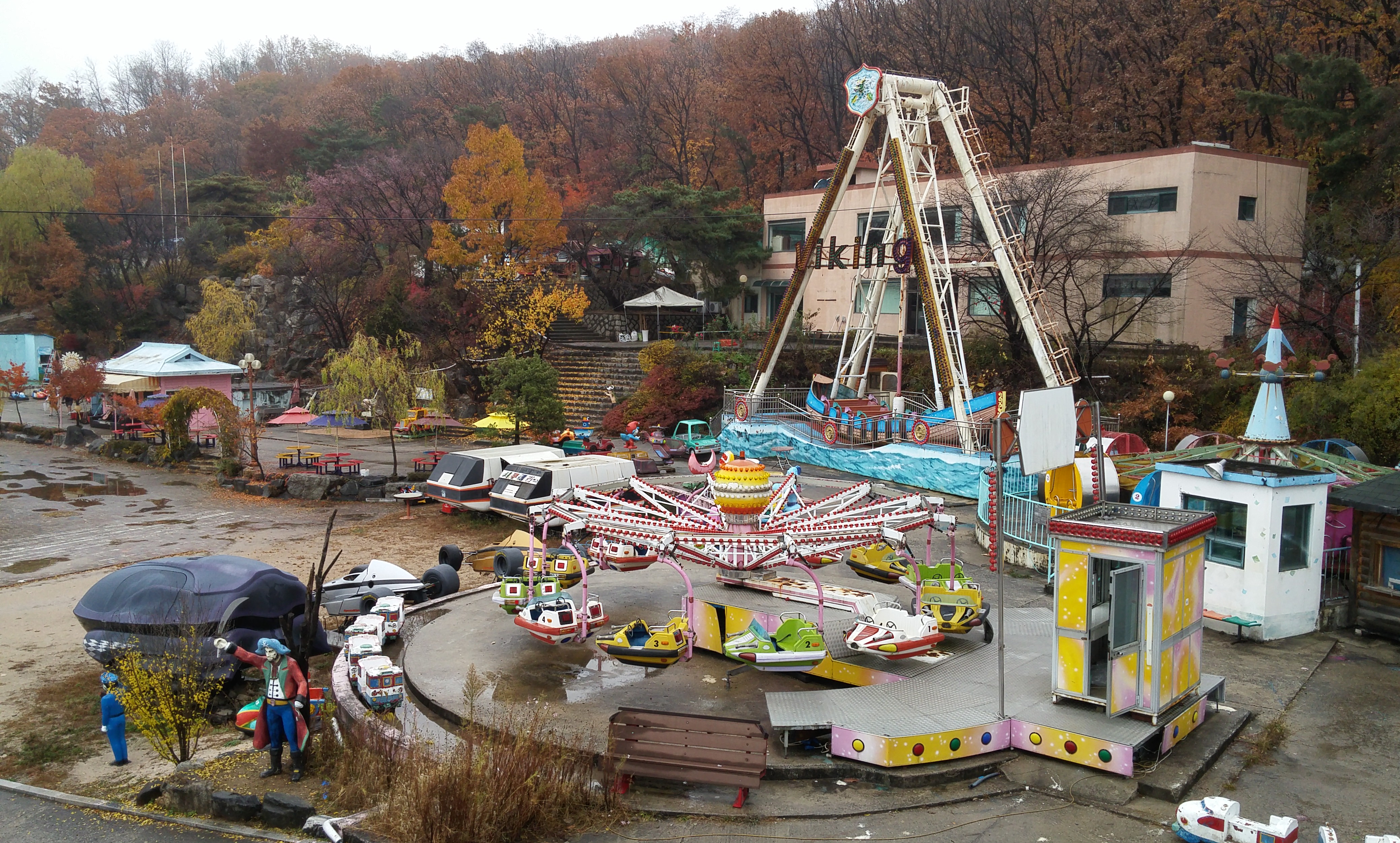 Yongma Land, parc abandonné à Séoul