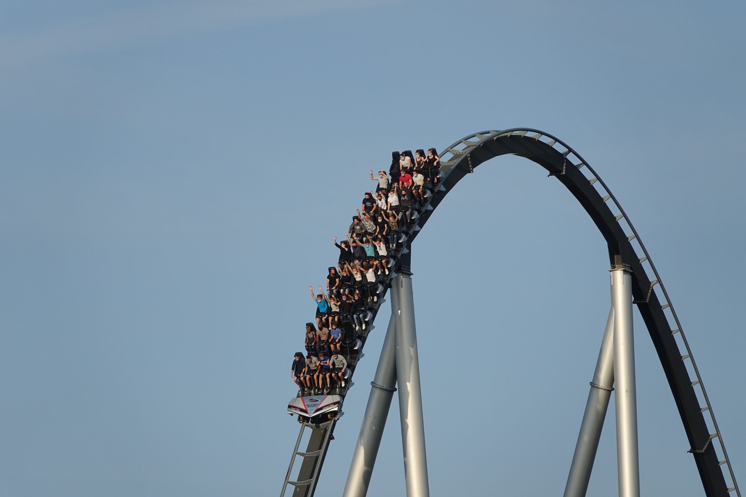 Coaster à Europa-Park à Rust en Allemagne