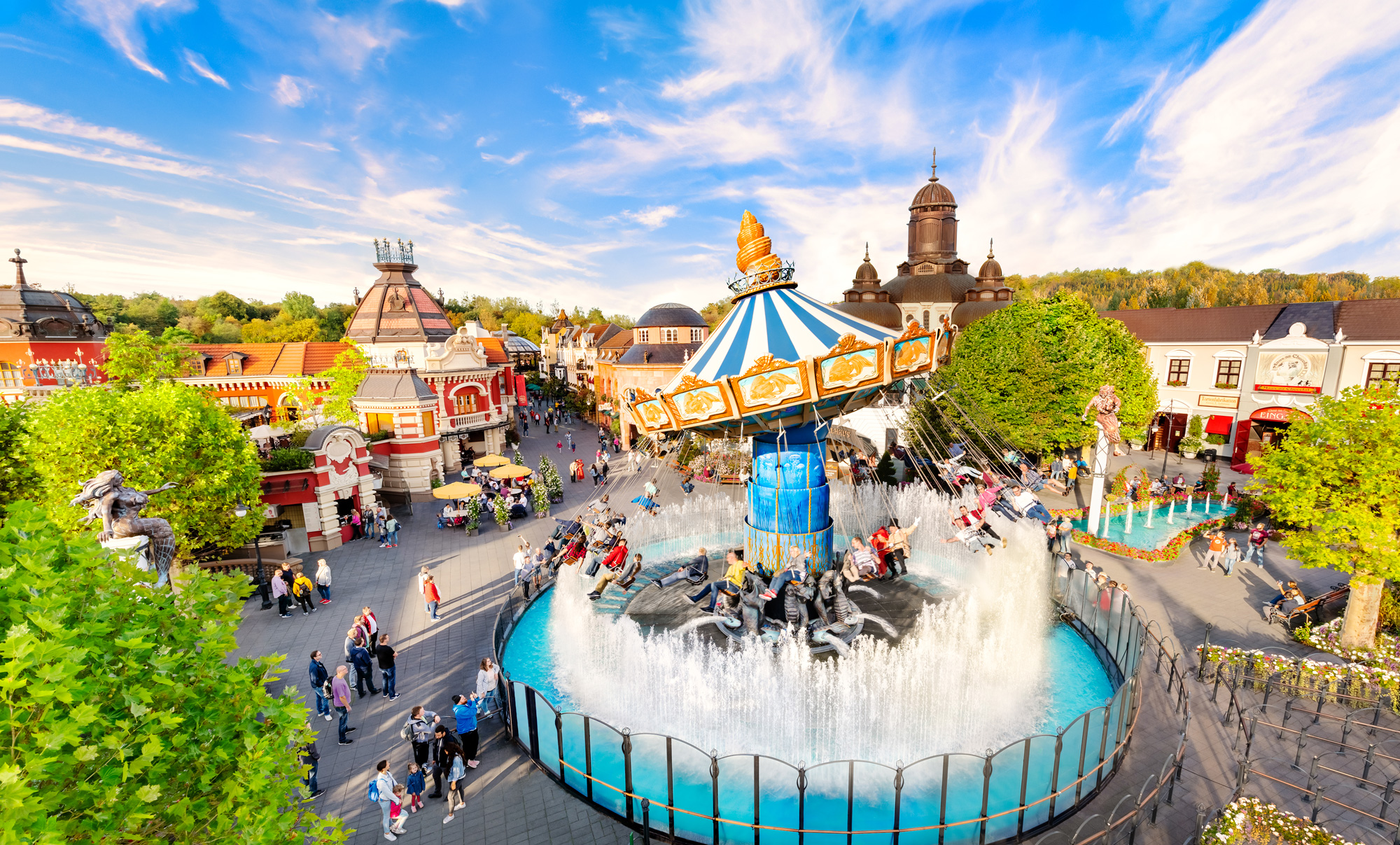 Phantasialand à Brühl en Allemagne